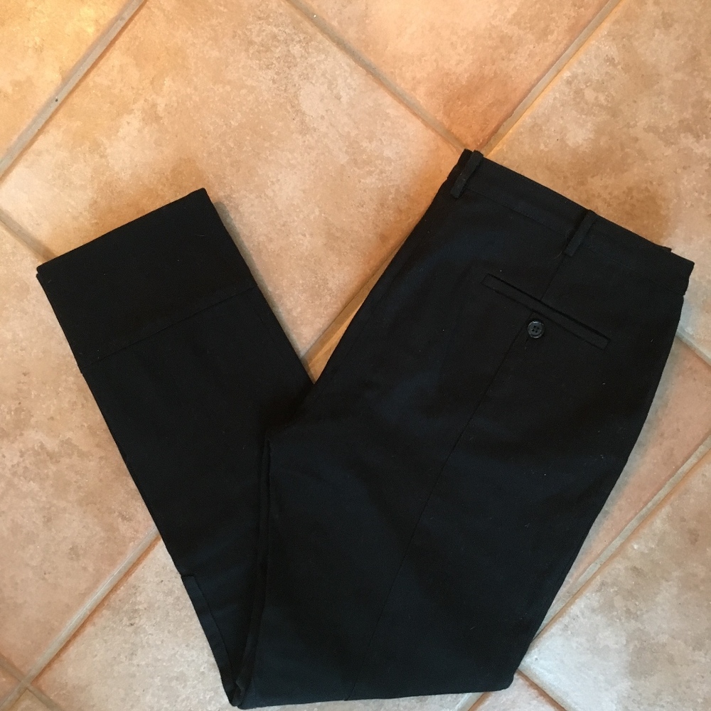 Alexander McQueen Black Zipper Pants